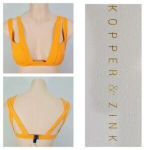 🆕Kopper & Zink Logan Bikini Top In Mango S